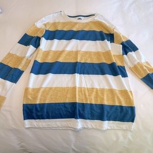 Old Navy Boys Long Sleeve Striped Tee